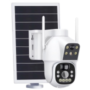 HighVision Dual Lens Solar Wifi (PTZ, 2MP, 3,6mm + 4mm kamera, akku, 8W napelem)