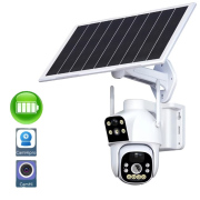HighVision Dual Lens Solar Wifi (PTZ, 2MP, 3,6mm + 4mm kamera, akku, 8W napelem)