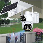 HighVision Dual Lens Solar Wifi (PTZ, 2MP, 3,6mm + 4mm kamera, akku, 8W napelem)