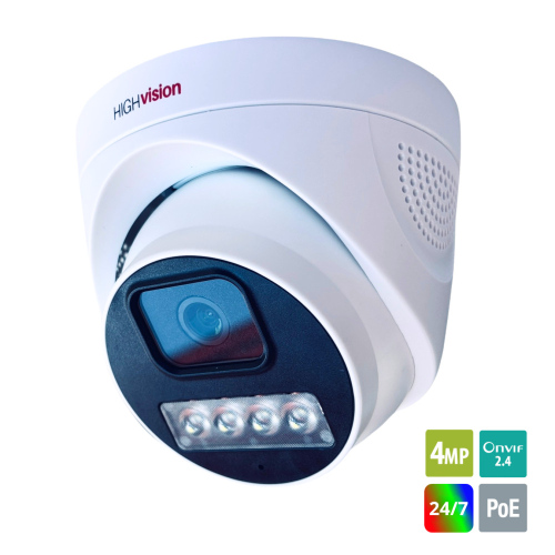 HighVision – LD40 Color 24/7 (4MP, PoE)