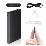 HighVision - VoiceCard2 - Vékony, lapos, bárhova felragasztható kém mikrofon (8 Gbyte)